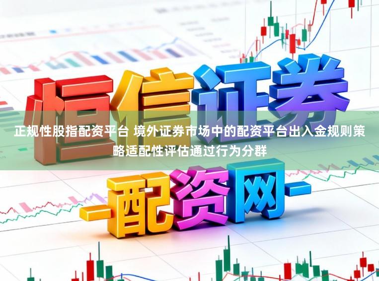正规性股指配资平台 境外证券市场中的配资平台出入金规则策略适配性评估通过行为分群